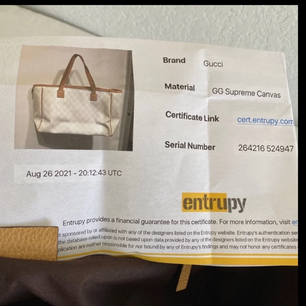 Gucci GG supreme Tote Bag